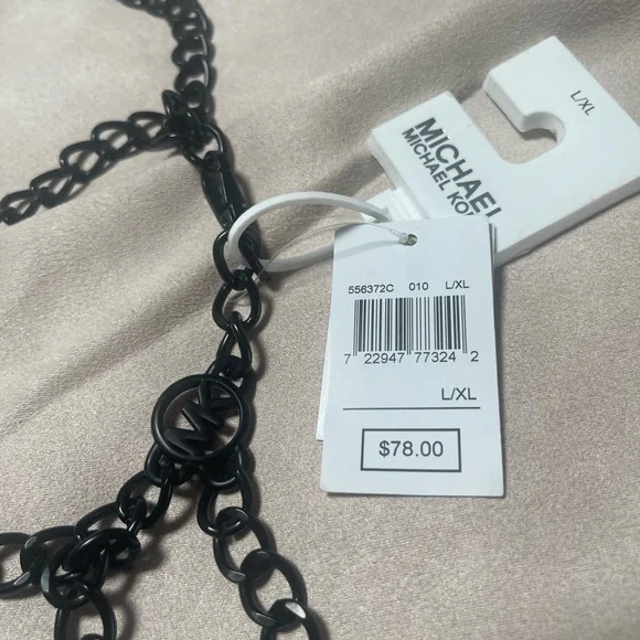 Michael Kors Black Chain belt - Picture 2 of 6